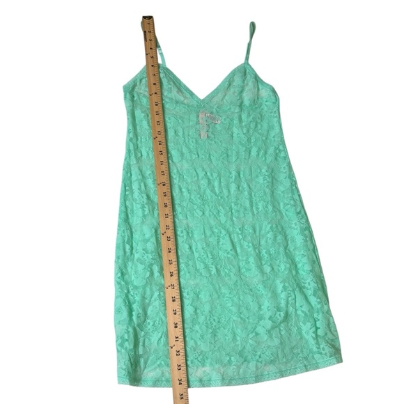 Victoria’s Secret Mint Green Lace Slip Dress Women’s Size Medium NEW NWT - Picture 5 of 9